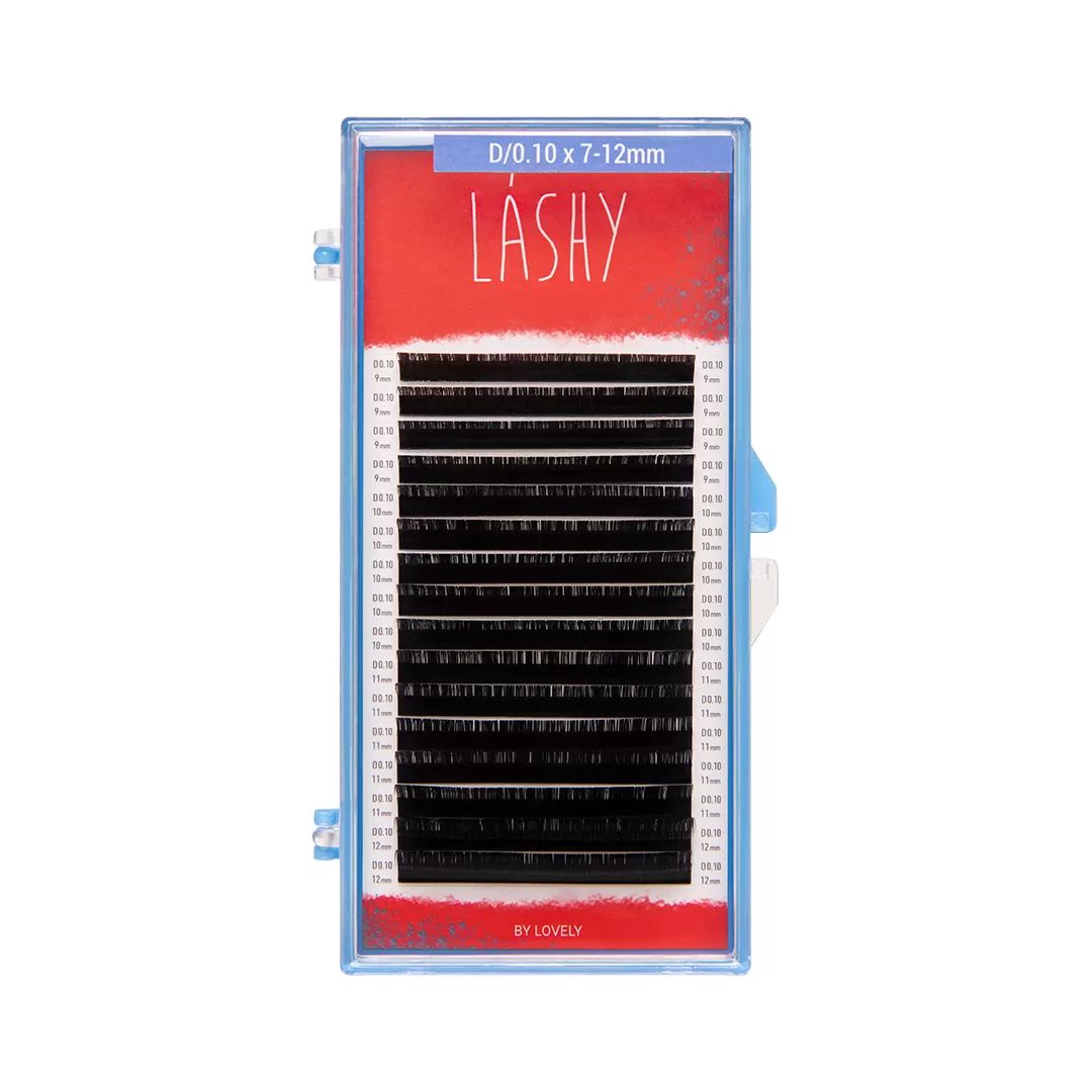 Черные ресницы Lovely "Lashy" МИКС (16 линий)																																	