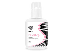 Гелевый ремувер LOVELY с ароматом клубники, 15 мл